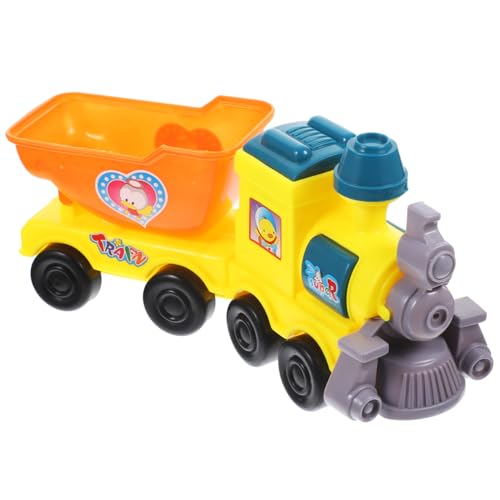 ORFOFE Sandspielzeug Teilig Cartoon Zug Strandspielzeug Leichtes Sandbagger mit Schaufel Rechen für Sommer Strand Sandkasten Zufällige Farbe Zufällige Farbe von ORFOFE