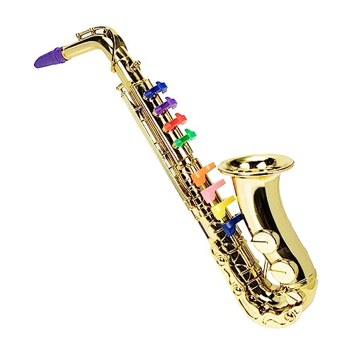 ORFOFE Saxophon Spielzeug Für Kinder Musikspielzeug Kinder Saxophon Simulation Saxophon Spielzeug Musikinstrument Für Kinder Kinder Saxophon Kinder Simulation Musikinstrument von ORFOFE
