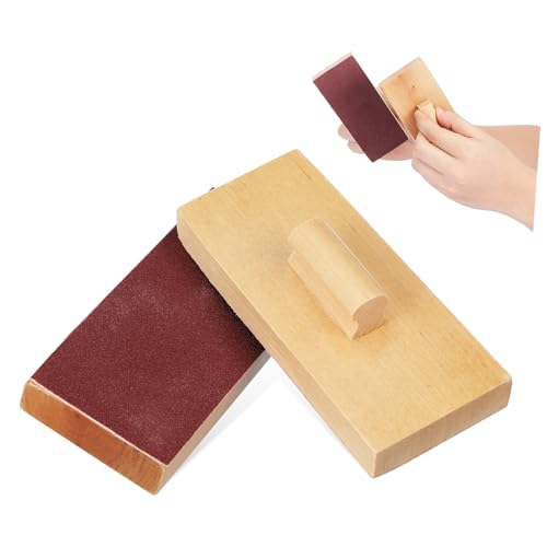ORFOFE Schlaginstrument für Sandblock Schlagzeug Musikinstrumente für Kinderinstrumente Rhythmus Kleinkindinstrumentenspielzeug Kid Musical Instrument Buchenholz von ORFOFE