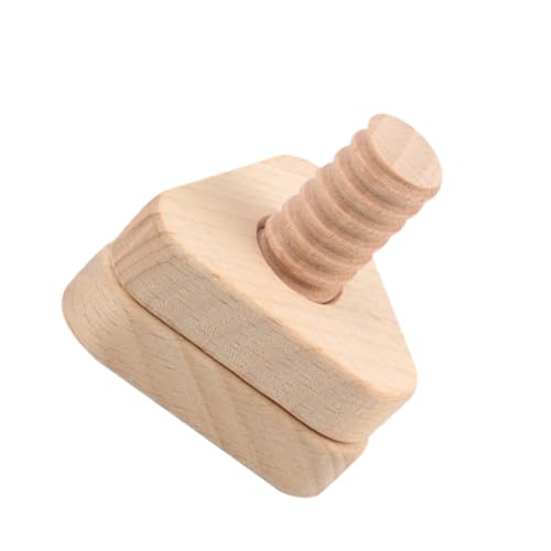 ORFOFE Schraubspielzeug aus Holz Pädagogisches Montessori Lernspiel Geometrische Formen mit Dreieck Handliches DIY Motorikspielzeug für Kleinkinder Ab Jahren Robust und Sicher von ORFOFE