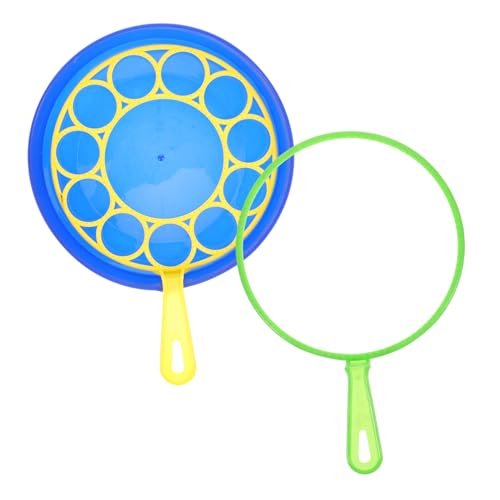 ORFOFE Seifenblasen Set Bubble Maker Kit aus Abs Großer Ring Komfortabler Griff für Sommer Outdoor Spiele Geburtstagsfeiern Hochzeiten und Familienspaß von ORFOFE