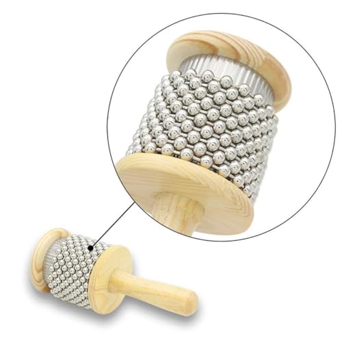 ORFOFE Shaker Für Beliebtes Kinderspielzeug Musikinstrumente Für Musikinstrument Für Shaker Musikalische Eier Musikinstrumente Cabasa Instrument Aus Holz Beige von ORFOFE