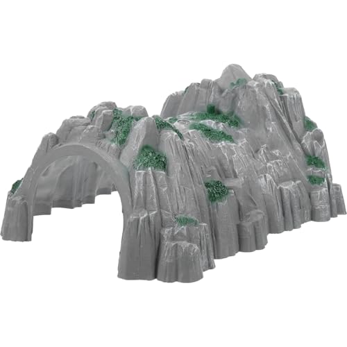 ORFOFE Simulation Tunnel Modell für Zug Gleis Zubehör Stabiles Realistisch Gestaltetes Höhlen Bergtunnel Modell Fördert Kreativität und Handgeschicklichkeit von ORFOFE