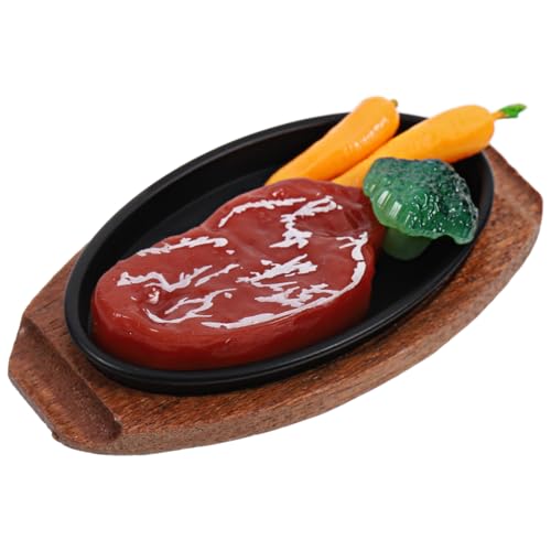 ORFOFE Simuliertes Miniatur Steak Modell für Puppenhaus Zubehör Realistische Mini Food Dekoration Langlebiges Fake Food für Spielküche und Lebensmittel dioramen Kleines für Detailreiche ORFOFE Simuliertes Miniatur Steak Modell für Puppenhaus Zubehör Realistische Mini Food Dekoration Langlebiges Fake Food für Spielküche und Lebensmittel dioramen Kleines für Detailreiche von ORFOFE