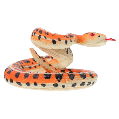ORFOFE Simuliertes Schlangenmodell aus Hochwertigem Kunststoff Realistisches Trickspielzeug für Halloween Naturkundeunterricht und Schreibtischdekoration von ORFOFE