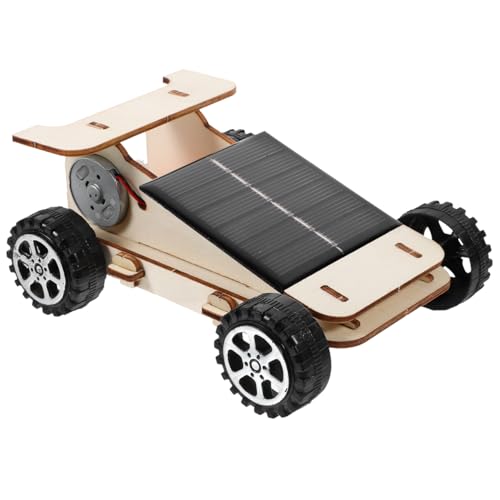 ORFOFE Solar Betriebener DIY Fahrzeugmodell Bausatz Pädagogisches Experimentierset für Einfach Montierbares Solarauto Lernspielzeug für Technik und Wissenschaft von ORFOFE