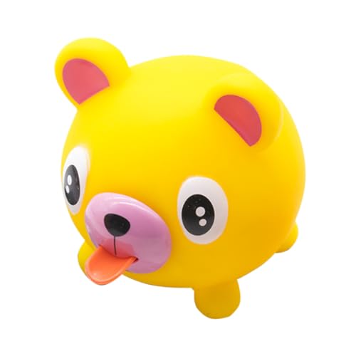 ORFOFE Stress Relief Kleiner Gelber Bär mit Geräuschfunktion Lustige Decompression Puppe für Kreatives Anti Stress Ventilationsspielzeug Weiches Formbares Entspannungsobjekt für Mädchen ORFOFE Stress Relief Kleiner Gelber Bär mit Geräuschfunktion Lustige Decompression Puppe für Kreatives Anti Stress Ventilationsspielzeug Weiches Formbares Entspannungsobjekt für Mädchen von ORFOFE