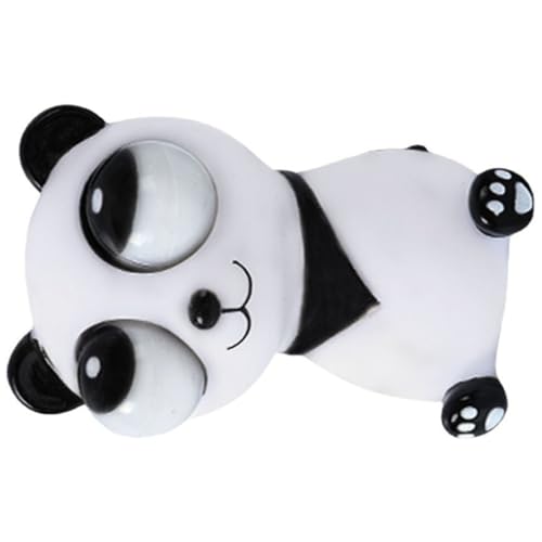 ORFOFE Stressabbau Panda Form Kleines Squeeze Toy für Hand Finger Übung Lustiges Pop Auge Sensorisches Stress für Party und Alltag von ORFOFE