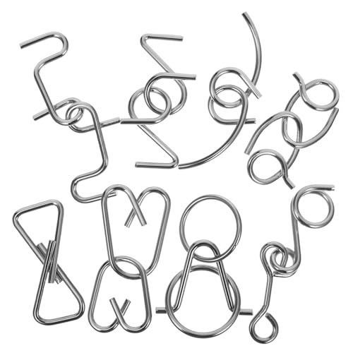 ORFOFE Teiliges Metall Puzzle Interaktive Denkspiele für Fördert Intelligenz und Hand Auge koordination Langlebiges Metallmaterial Lernspielzeug für Kreative Problemlösung ORFOFE Teiliges Metall Puzzle Interaktive Denkspiele für Fördert Intelligenz und Hand Auge koordination Langlebiges Metallmaterial Lernspielzeug für Kreative Problemlösung von ORFOFE