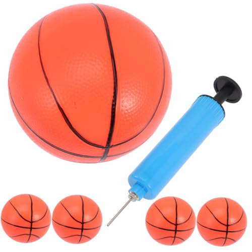 ORFOFE Teiliges Mini Basketball mit Pumpe Aufblasbare Bunte Hüpfbälle Leicht und Langlebig als Basketball Geburtstagsgeschenk für Geeignet für Indoor und Outdoor Spiele von ORFOFE
