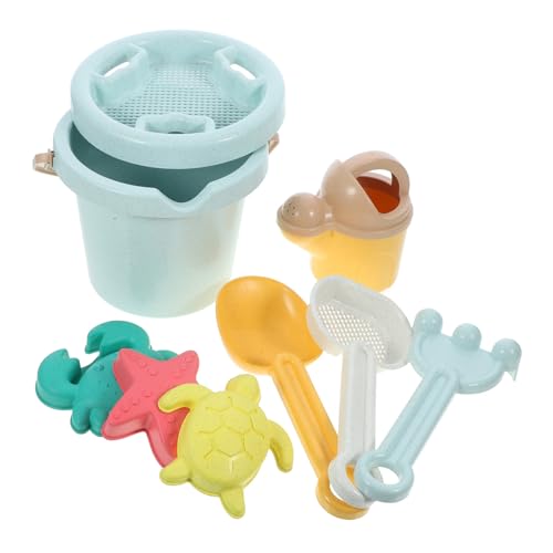 ORFOFE Teiliges Sandspielzeug aus Umweltfreundlichem Weizenstroh Inkl Eimer und Schaufel für Strand Sandkasten und Outdoor Spiele Fördert Kreativität und Motorische Fähigkeiten von ORFOFE