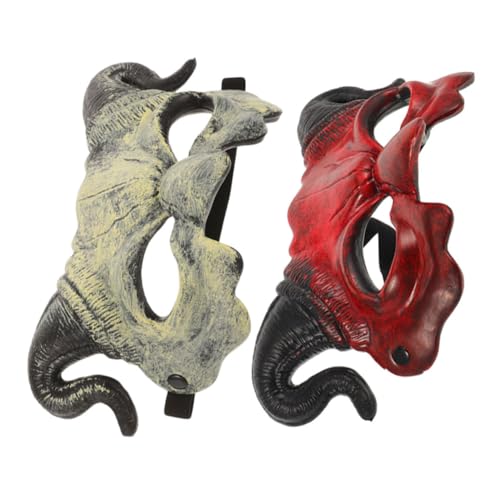 ORFOFE Teufel Halbgesichtsmaske mit Hörnern Retro Vintage Stil Mystisches Kostümzubehör für Erwachsene Leicht und Kompakt für Karneval Cosplay und Halloween Partys ORFOFE Teufel Halbgesichtsmaske mit Hörnern Retro Vintage Stil Mystisches Kostümzubehör für Erwachsene Leicht und Kompakt für Karneval Cosplay und Halloween Partys von ORFOFE