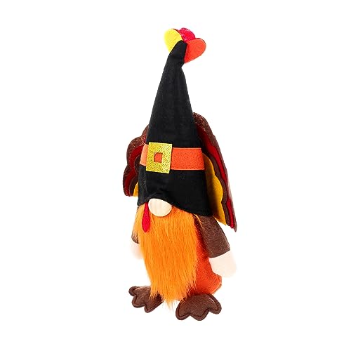 ORFOFE Thanksgiving Deko Gnom Kuschelpuppe aus Hochwertigem Material Langlebig Lustiger Kleiner Gnom für Festtagsdekoration und Geeignet für Party Accessoire und Foto Requisite von ORFOFE