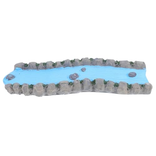 ORFOFE Therapeutisches Miniatur Resin Flussdekoration Zen Garten Landschaft für Sandtrays Psychologische Beratung Entspannung Zuhause Büro Yoga Studio ORFOFE Therapeutisches Miniatur Resin Flussdekoration Zen Garten Landschaft für Sandtrays Psychologische Beratung Entspannung Zuhause Büro Yoga Studio von ORFOFE