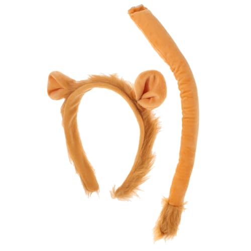 ORFOFE Tierkostüm Erwachsene Stirnband und Abnehmbarer Löwenschwanz Karneval Halloween Cosplay Festival Accessoire Leicht Robust ORFOFE Tierkostüm Erwachsene Stirnband und Abnehmbarer Löwenschwanz Karneval Halloween Cosplay Festival Accessoire Leicht Robust von ORFOFE