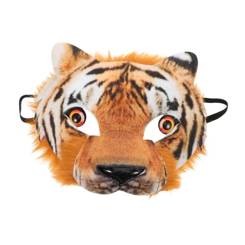ORFOFE Tiger-halbmaske Aus Atmungsaktivem Für Halloween Karneval Cosplay Und Geburtstagspartys Wildtier-gesichtsbedeckung Mit Komfortabler Passform Für Erwachsene Und Junge Mädchen ORFOFE Tiger-halbmaske Aus Atmungsaktivem Für Halloween Karneval Cosplay Und Geburtstagspartys Wildtier-gesichtsbedeckung Mit Komfortabler Passform Für Erwachsene Und Junge Mädchen von ORFOFE