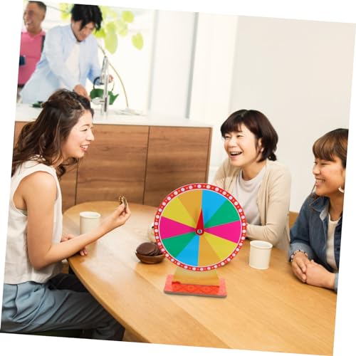 ORFOFE Tisch Drehpreisrad Kompakt Langlebig DIY Requisit für Party Spiel Zubehör von ORFOFE