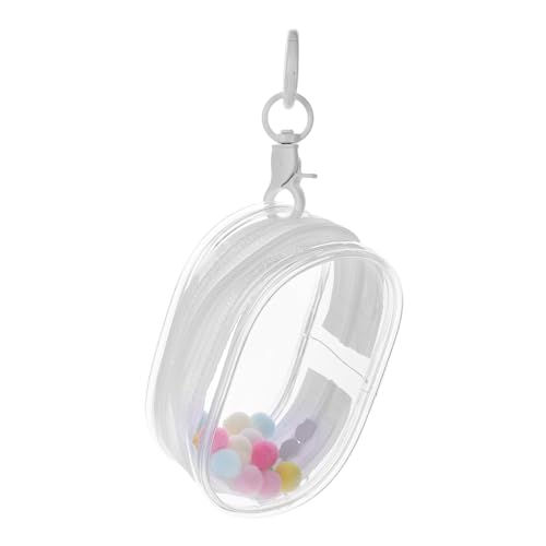 ORFOFE Transparente Puppentasche aus Klarem PVC mit Schlüsselanhänger Tragbare Runde Aufbewahrungstasche für Mini Puppen und Figuren Doppelte Reißverschlüsse für Sammler Unterwegs ORFOFE Transparente Puppentasche aus Klarem PVC mit Schlüsselanhänger Tragbare Runde Aufbewahrungstasche für Mini Puppen und Figuren Doppelte Reißverschlüsse für Sammler Unterwegs von ORFOFE