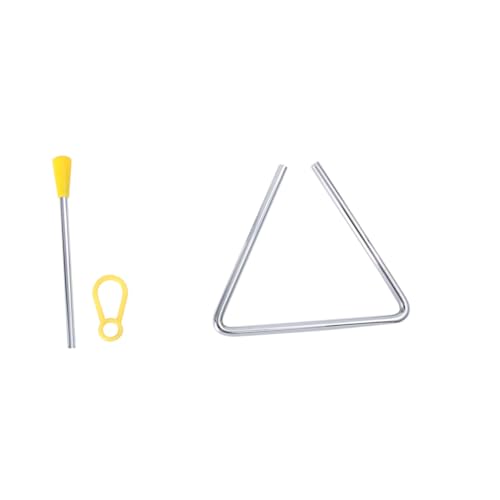 ORFOFE Triangel Musikinstrument Langlebig Sicher Frühe Musikspielzeug für Kindergarten Hand Auge Koordination Hörvermögen Visuelle Wahrnehmung ORFOFE Triangel Musikinstrument Langlebig Sicher Frühe Musikspielzeug für Kindergarten Hand Auge Koordination Hörvermögen Visuelle Wahrnehmung von ORFOFE
