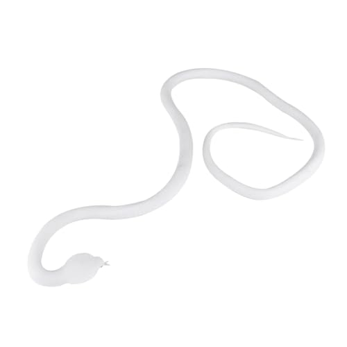 ORFOFE Trickspielzeug Weiße Cobra Schlange Realistische Nachbildung für Halloween Party Deko und Streichspaß Geeignet ORFOFE Trickspielzeug Weiße Cobra Schlange Realistische Nachbildung für Halloween Party Deko und Streichspaß Geeignet von ORFOFE