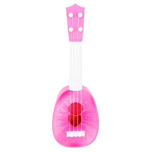 ORFOFE Ukulele Gitarre Imitationsinstrument für Anfänger Jungen Mädchen Pädagogisches Musikinstrument Lernspielzeug Buntes Design für Frühe Musikalische von ORFOFE