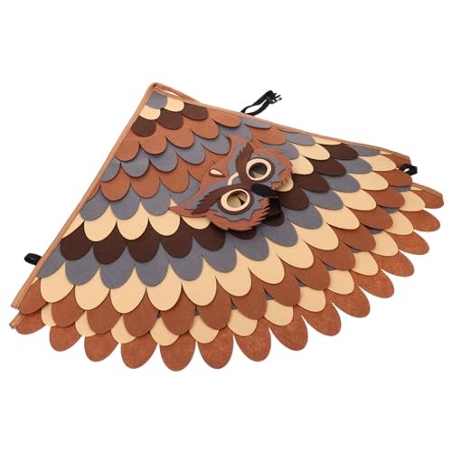 ORFOFE Vogel Kostüm aus Filz mit Eulenflügeln und Maske Atmungsaktives Tier Roleplay für Jungen und Mädchen Langlebig Einfach zu Reinigen für Geburtstage Schulveranstaltungen Themenpartys ORFOFE Vogel Kostüm aus Filz mit Eulenflügeln und Maske Atmungsaktives Tier Roleplay für Jungen und Mädchen Langlebig Einfach zu Reinigen für Geburtstage Schulveranstaltungen Themenpartys von ORFOFE