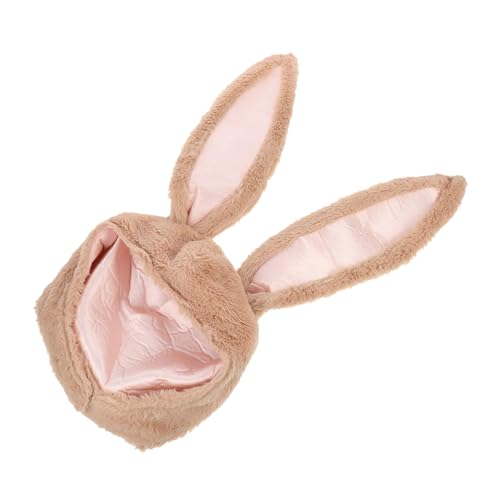 ORFOFE Weiche Plüsch-hasenohren Mütze mit Verstellbaren Ohren Kuschelig Warm Weihnachtskostüm Kopfschmuck Niedliche Cosplay Haarreifen für Damen und Mädchen für Winter und Party von ORFOFE