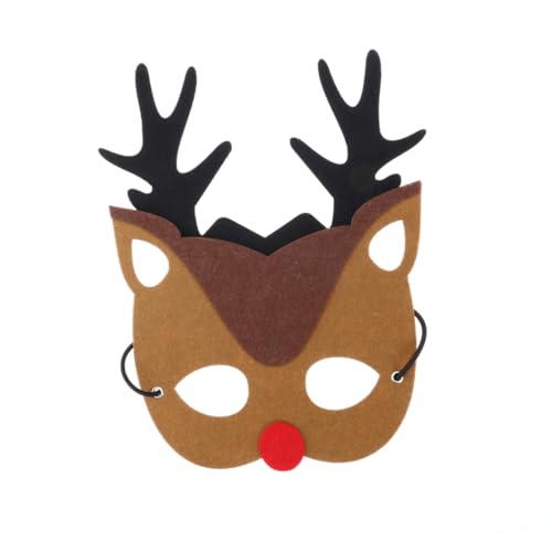ORFOFE Weihnachtsmann-Maske für Kinder Weihnachtsmaske Foto-Requisite weihnachtsfeier liefert faschingskostüm kostüm fasching Kinderkleidung Fotogeschenke lustige Maske Karikatur gefühlt von ORFOFE