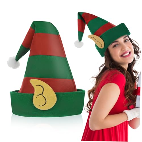 ORFOFE Weihnachtsmütze Kostüm Weihnachtshut Erwachsene für Die Partyhüte aus Papier Feiertagshüte Feiertagsparty Gefälligkeiten Feiertagskopfbedeckung Neuheit Hüte Urlaubshut Vlies von ORFOFE