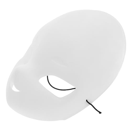 ORFOFE Weiße Blanko Fuchsmaske aus Dickem Kunststoff PVC Unbemalte DIY Gesichtsmaske für Halloween Cosplay Masquerade Festival Party Große Augen Mattiertes Finish zum Bemalen und ORFOFE Weiße Blanko Fuchsmaske aus Dickem Kunststoff PVC Unbemalte DIY Gesichtsmaske für Halloween Cosplay Masquerade Festival Party Große Augen Mattiertes Finish zum Bemalen und von ORFOFE