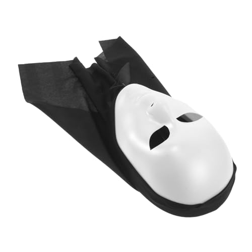 ORFOFE Weiße Vollgesichtsmaske Unisex für Halloween Party Verstellbares Kopfband Komfortabler Sitz Mysteriöses Design für Maskenball Kostüm und Themenveranstaltungen ORFOFE Weiße Vollgesichtsmaske Unisex für Halloween Party Verstellbares Kopfband Komfortabler Sitz Mysteriöses Design für Maskenball Kostüm und Themenveranstaltungen von ORFOFE