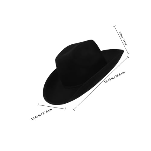 ORFOFE Western Filzhut Damen und Herren Verstellbarer Cowboyhut mit Kordel Klassischer Festhut Stilvoller Westernhut für Frauen und Männer für Kostüm und Alltag ORFOFE Western Filzhut Damen und Herren Verstellbarer Cowboyhut mit Kordel Klassischer Festhut Stilvoller Westernhut für Frauen und Männer für Kostüm und Alltag von ORFOFE