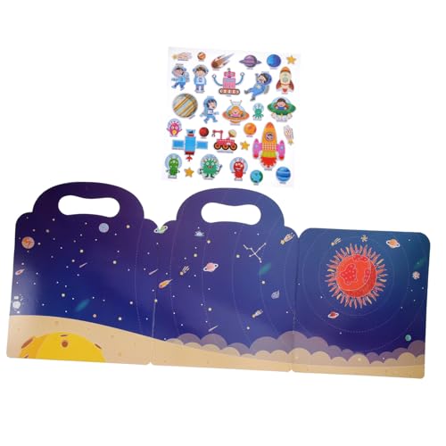 ORFOFE Wiederablösbares und Wiederverwendbares DIY Stickerbuch für Kleinkinder Fördert Kreativität und Hand Auge koordination Pädagogisches für Zuhause Kindergarten und Außeneinsatz ORFOFE Wiederablösbares und Wiederverwendbares DIY Stickerbuch für Kleinkinder Fördert Kreativität und Hand Auge koordination Pädagogisches für Zuhause Kindergarten und Außeneinsatz von ORFOFE