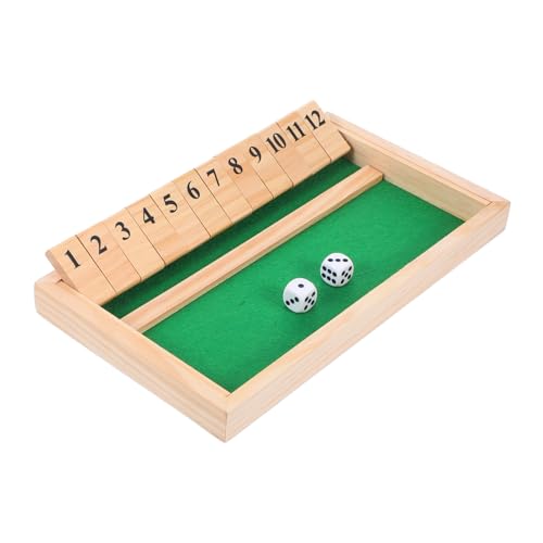 ORFOFE Würfelspiel Shut The Box Holzbrett mit Zahlenkacheln Familien Gesellschaftsspiel Ab Jahre für Erwachsene Vielseitige Spielmodi Logisches Denkspiel für Pub und Zuhause ORFOFE Würfelspiel Shut The Box Holzbrett mit Zahlenkacheln Familien Gesellschaftsspiel Ab Jahre für Erwachsene Vielseitige Spielmodi Logisches Denkspiel für Pub und Zuhause von ORFOFE