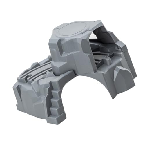 ORFOFE Zugspielzeug Tunnel Szene Zubehör Realistisches Plastik Eisenbahn Modell Langlebiger DIY Berg Tunnel für Jungen und Mädchen Einfach zu Montierendes Eisenbahn zubehör von ORFOFE