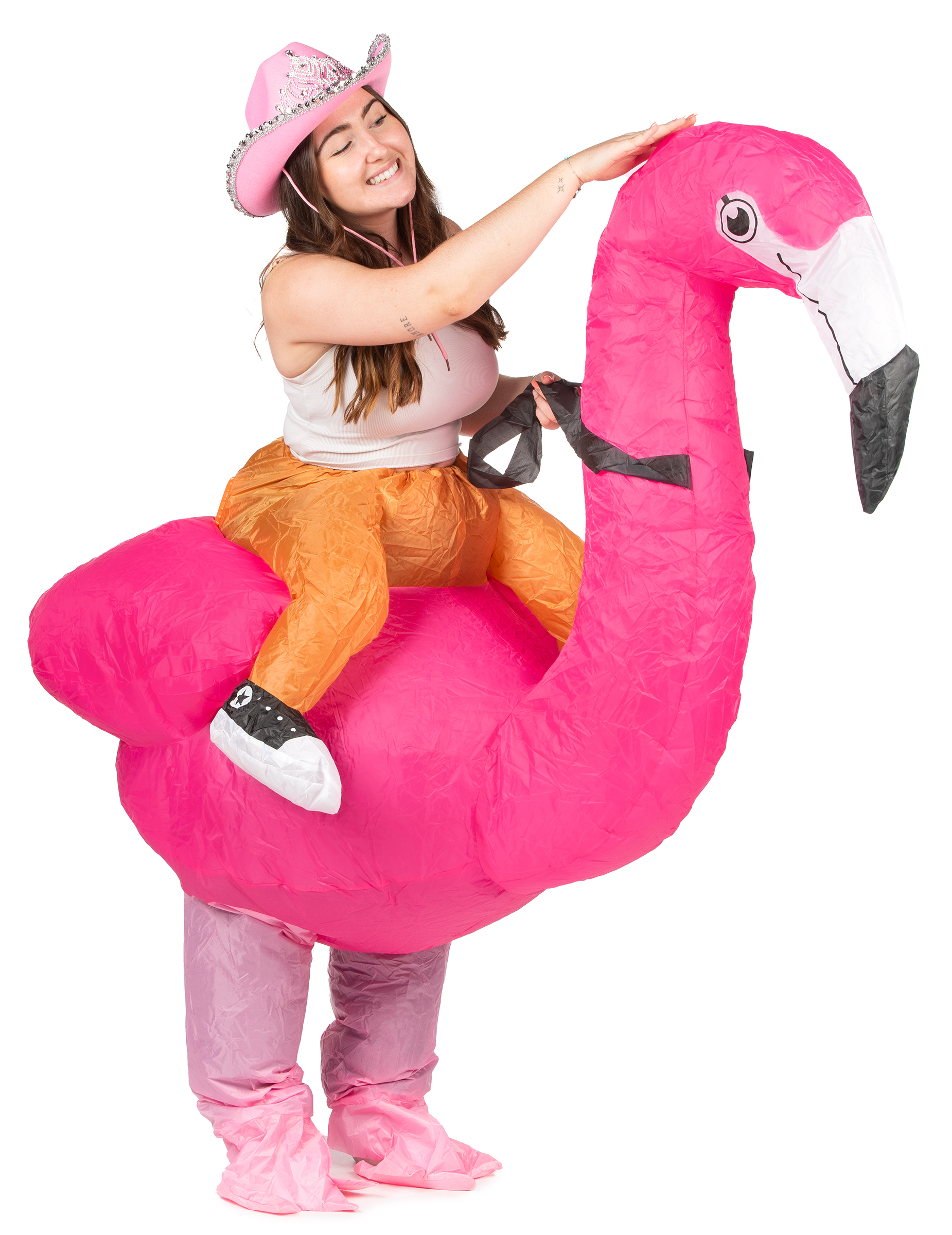 Carry-on Flamingo-Kostüm für Erwachsene Carry-on Flamingo-Kostüm für Erwachsene von ORIGINAL CUP