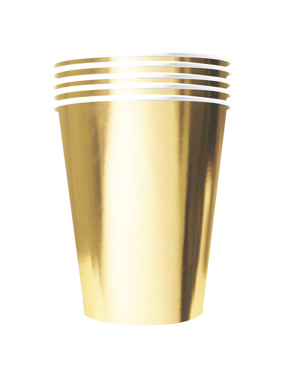 Große Pappbecher American-Style recyclebar 20 Stück goldfarben 530 ml Große Pappbecher American-Style recyclebar 20 Stück goldfarben 530 ml von ORIGINAL CUP