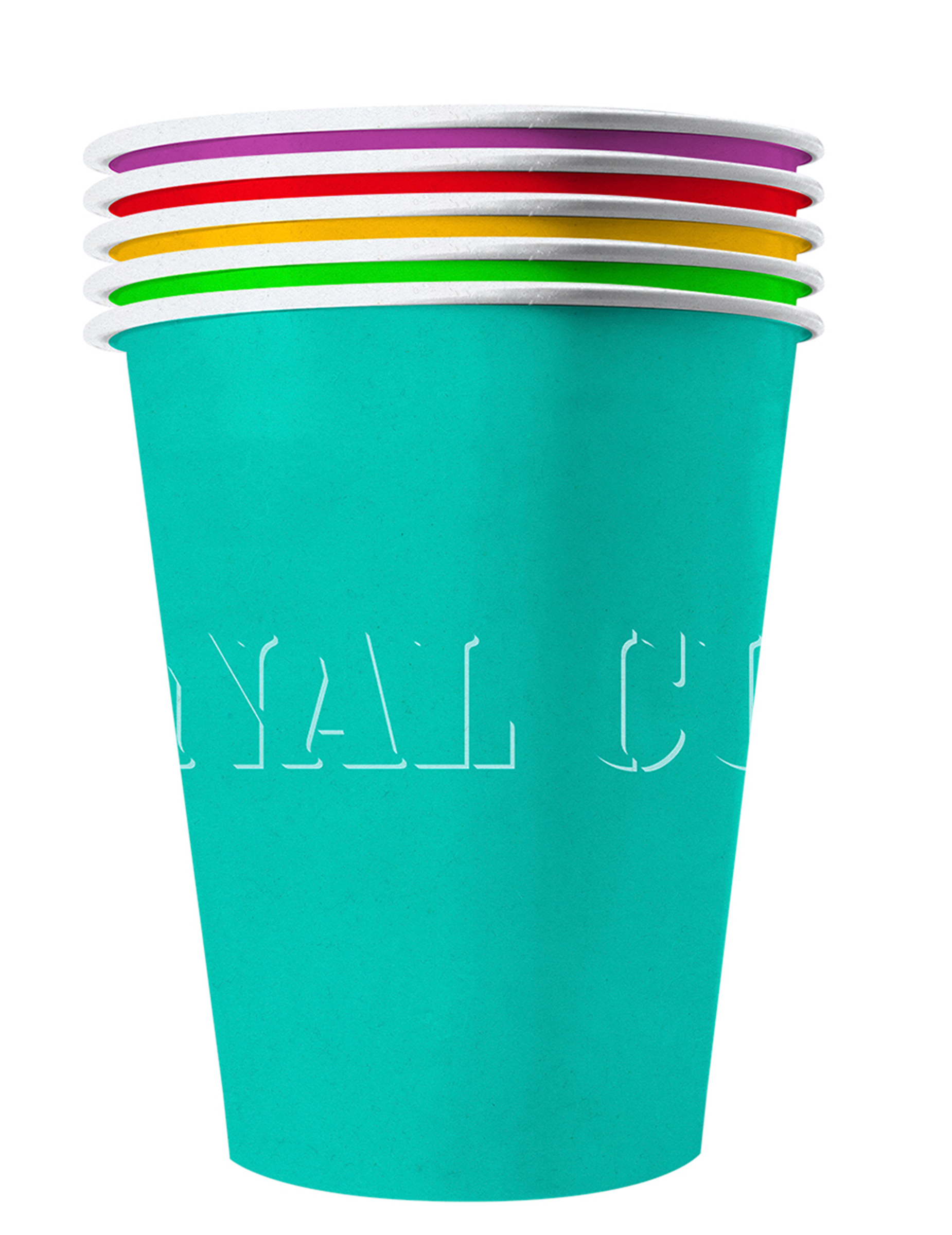 Große amerikanische Becher für Sommerpartys 20 Stück bunt 530 ml Große amerikanische Becher für Sommerpartys 20 Stück bunt 530 ml von ORIGINAL CUP