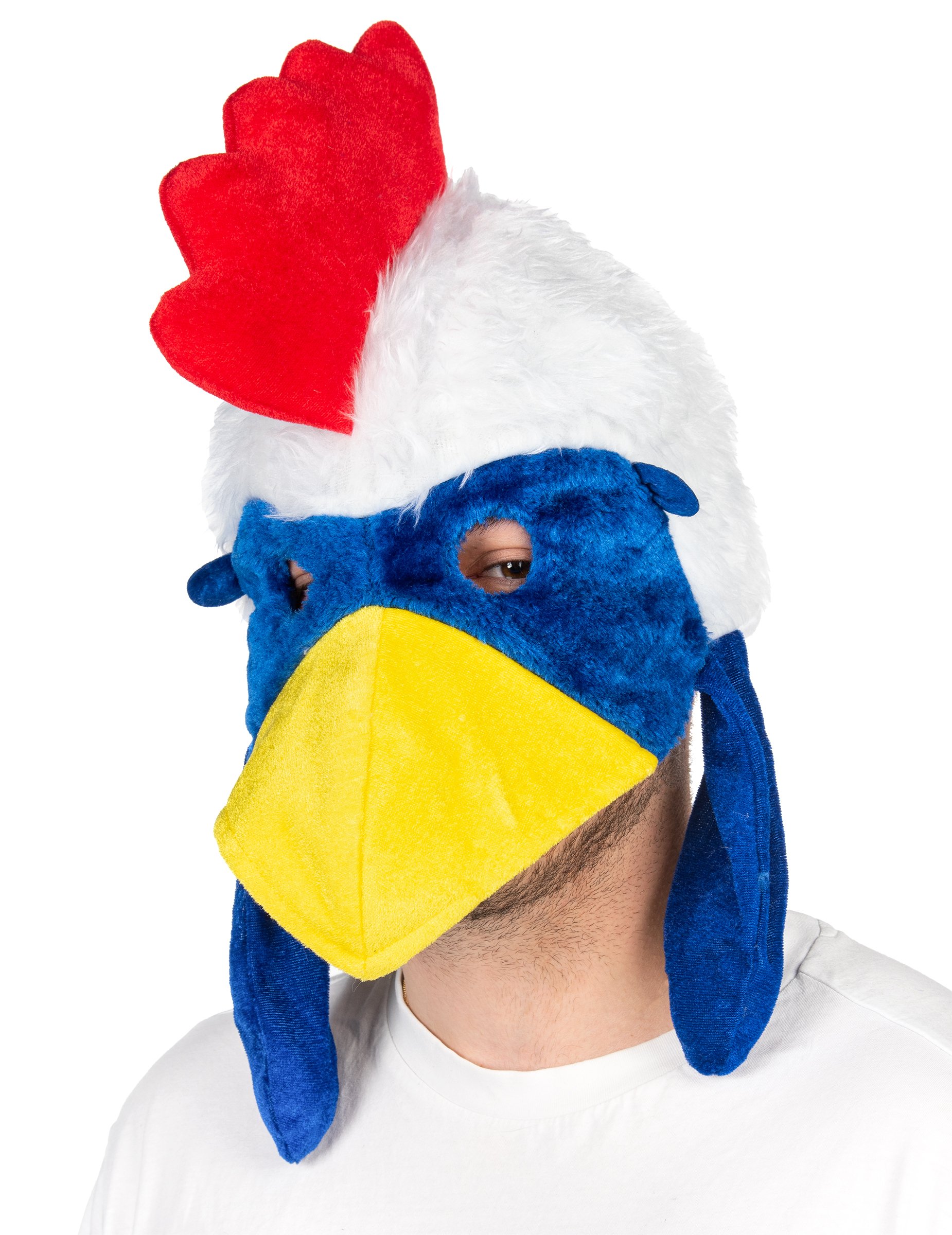 Hahn Maske in blau weiß rot Hahn Maske in blau weiß rot von ORIGINAL CUP