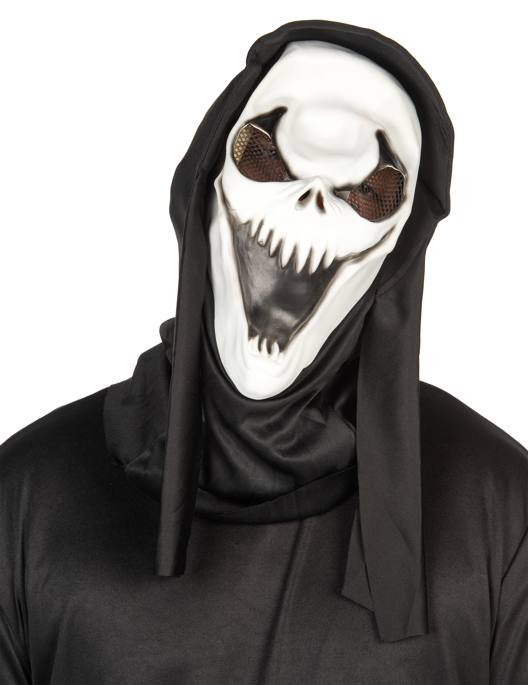 Totenkopf Latexmaske mit Kapuze Totenkopf Latexmaske mit Kapuze von ORIGINAL CUP