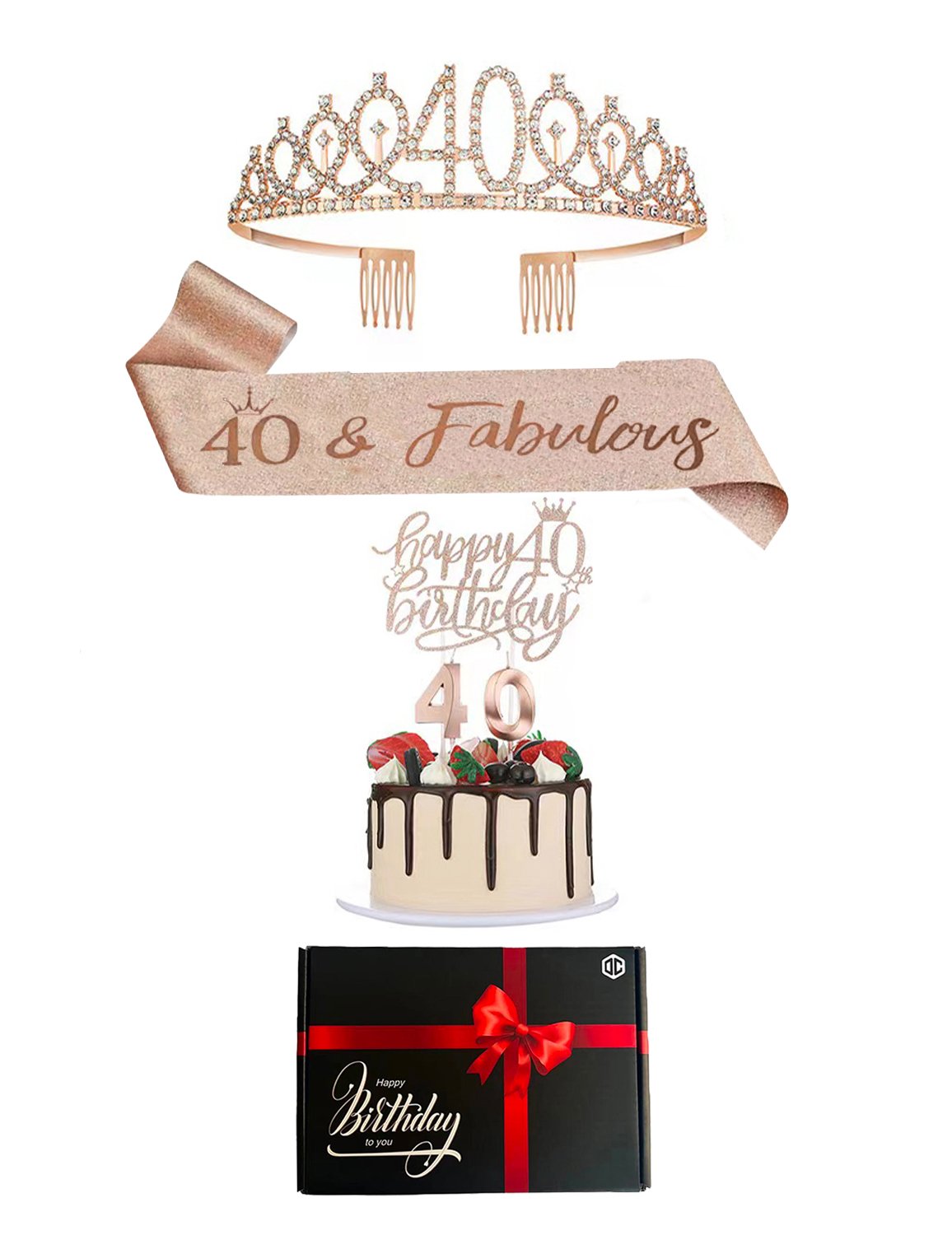 Zubehörset zum 40. Geburstag Zubehörset zum 40. Geburstag von ORIGINAL CUP