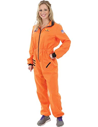 ORION COSTUMES Astronaut Weltraum Kostüm Orange Fasching Verkleidung Damen von ORION COSTUMES