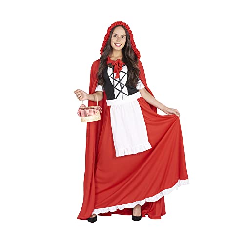 ORION COSTUMES Damen Langes Rotkäppchen Süßes Märchen Kostüm von ORION COSTUMES