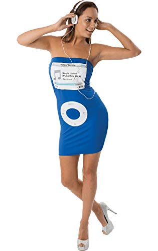 ORION COSTUMES Damen Neuheit Blauer MP3 Musik-Player Kostüme von ORION COSTUMES