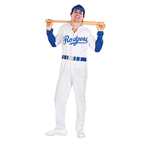 ORION COSTUMES Erwachsene Männer Baseball Star 70er Jahre Popstar Kostüm von ORION COSTUMES