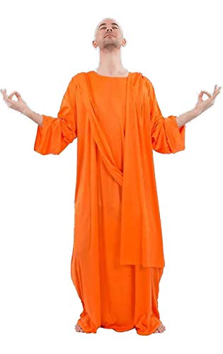 ORION COSTUMES Herren Orange Buddhistisches Mönchsgewand Religiöse s Kostüme von ORION COSTUMES