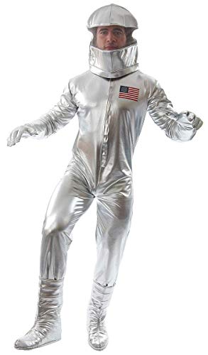 ORION COSTUMES Herren Silber Astronaut Raumanzug mit Helm Kostüme von ORION COSTUMES