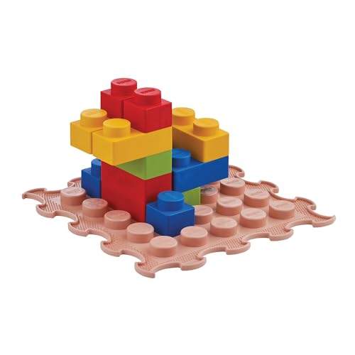 ORTOTO World of Sensory Soft Bricks, bunte Bausteine, weiches Spiel, Stapelspielzeug (Starter-Set, 16 Stück) von ORTOTO