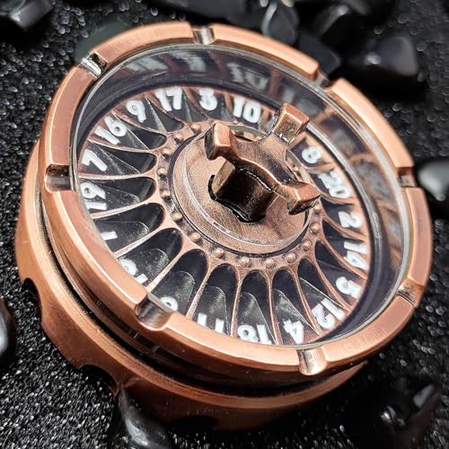 DND Roulette Würfel Spinner für DND Würfel Set, 7-in-1 Metallische Roulette Würfels für D&D RPG MTG Warhammer 40K Sci-Fi DND Roulette Würfel Spinner für DND Würfel Set, 7-in-1 Metallische Roulette Würfels für D&D RPG MTG Warhammer 40K Sci-Fi von ORUZA