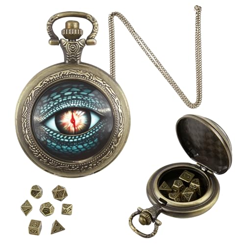 ORUZA 7 Stück Mini Metall DND Würfel Set, Polyedrische Würfel Set mit Silber Kupfer Drachenauge Würfel Fall Tragbare D&D Schlüsselanhänger Würfel für Dungeon und Dragons MTG RPG Tischspiele Würfel3 ORUZA 7 Stück Mini Metall DND Würfel Set, Polyedrische Würfel Set mit Silber Kupfer Drachenauge Würfel Fall Tragbare D&D Schlüsselanhänger Würfel für Dungeon und Dragons MTG RPG Tischspiele Würfel3 von ORUZA